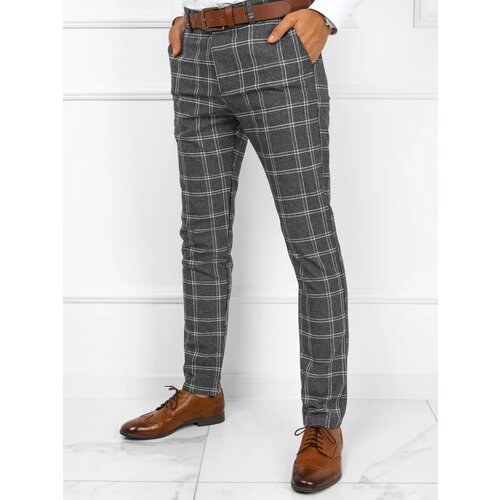 DStreet Tmavě šedé pánské kalhoty UX3767 Cene