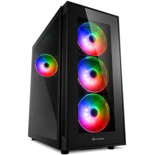 Sharkoon Kući&scaron;te gaming, TG5 PRO RGB Addressable Full Glass ATX, 4x 120mm LED Cijene