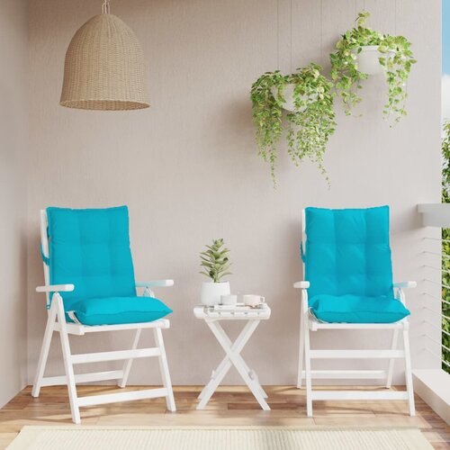  The Living Store Blazine za stole 2 kosa turkizno oxford blago - Blazina Za Stol Z Nizkim Naslonjalom, (21482413) Slike