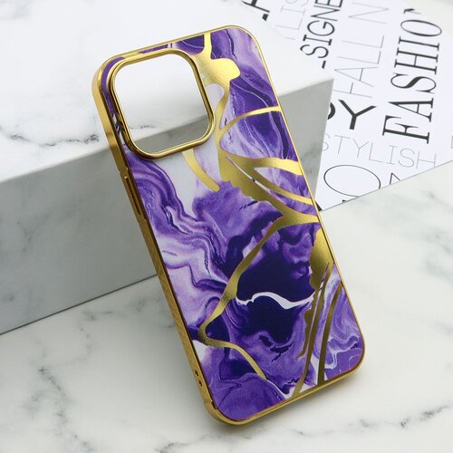 Maska marble za iphone 15 pro max/ ljubičasta Slike