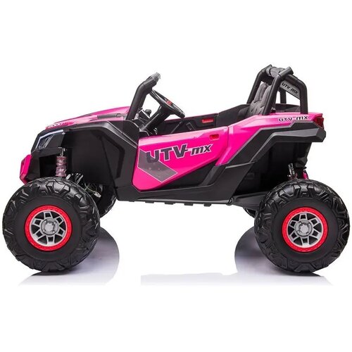 Lean Toys Otro&amp;scaron;ki avto akumulator Buggy UTV-MX 24V 4X4 Roza Slike