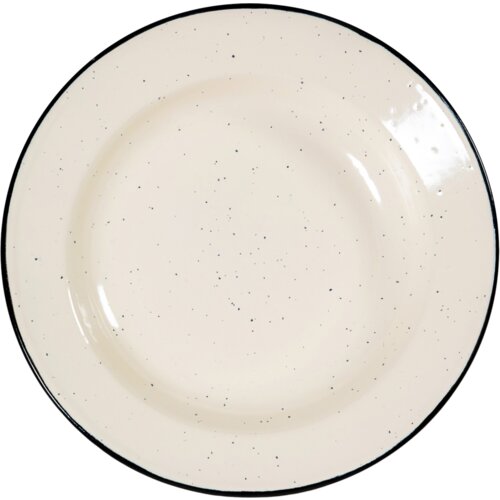 Sagaform Doris emajliran krožnik - Beige Slike