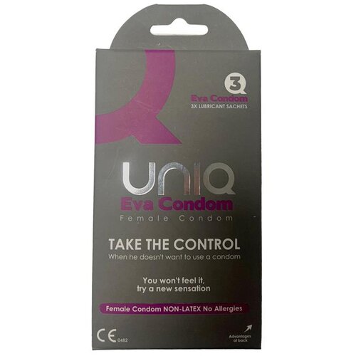 Uniq Eva Female Condoms No Latex 3 pack Cene