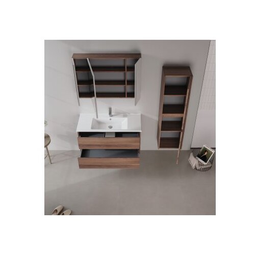Hanah home Kupatilski ormarić sa umivaonikom i ogledalom (2 komada) Side 100 v3 634 Slike