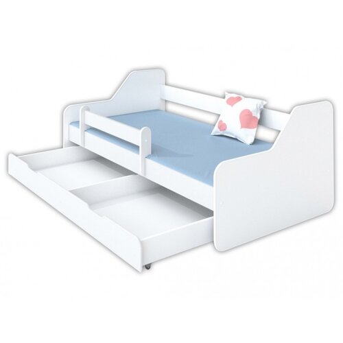 Made in Poland Dečiji krevet sa fiokom i dušekom 180x80cm Dione Beli Cene