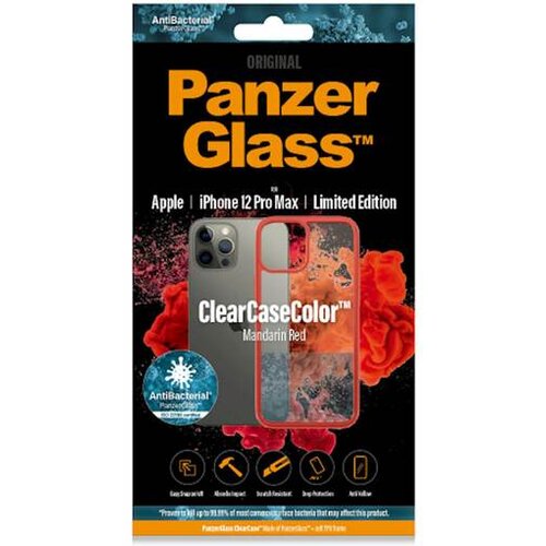 PanzerGlass ovitek za iPhone 12 Pro Max 0281 rdeč Slike