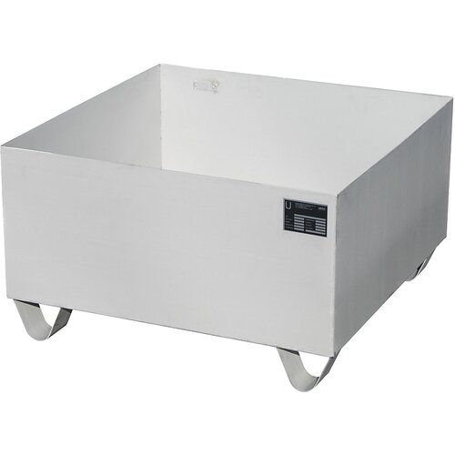 eurokraft pro Prestrezna kadica iz nerjavnega jekla, za 200-l sode, 1 sod, DxŠxV 800 x 800 x 465 mm Cene