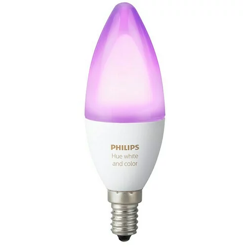 Philips Hue LED žarulja White & Color Ambiance (E14, 5,3 W, RGBW, Podesiva temperatura boje, 1 Kom.)