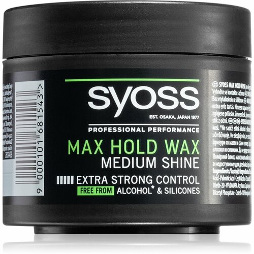 Syoss max hold vosak za kosu 150ml Slike