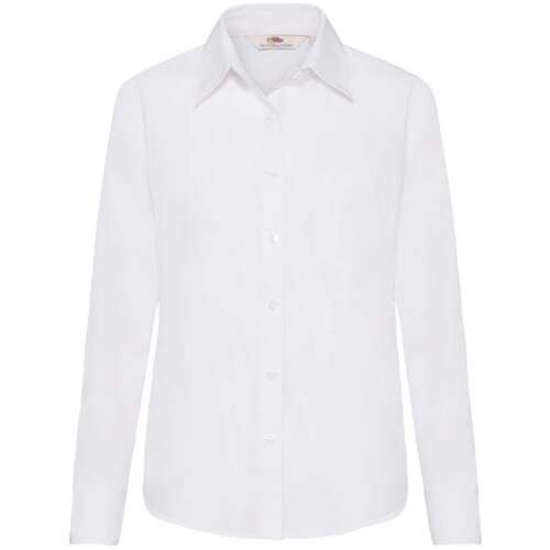 Fruit Of The Loom F17&amp;bull;LADIES LONG SLEEVE POPLIN SHIRT Slike