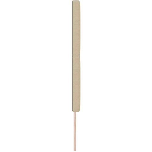  LED glava kreveta S LED lampica Siva zelena 180 cm Poliester Slike