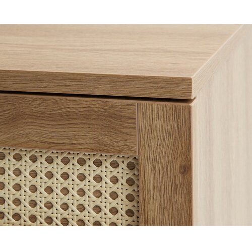Unique Furniture Nizka komoda v hrastovem dekorju 80x75 cm Pensacola &amp;ndash; Slike