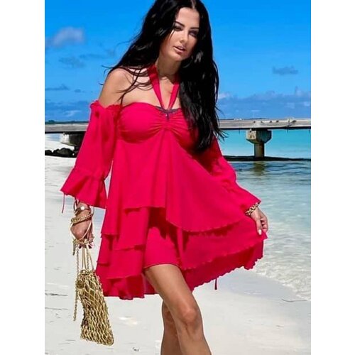 By o la la Red dress axp0747. R24 Slike