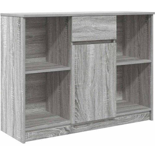  Komoda s ladicom siva sonoma 101x35x76 cm konstruirano drvo Slike