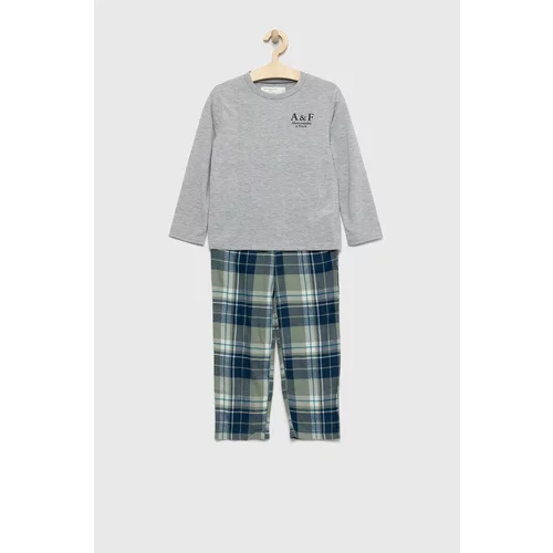 Abercrombie & Fitch Dječja pidžama boja: siva, glatka