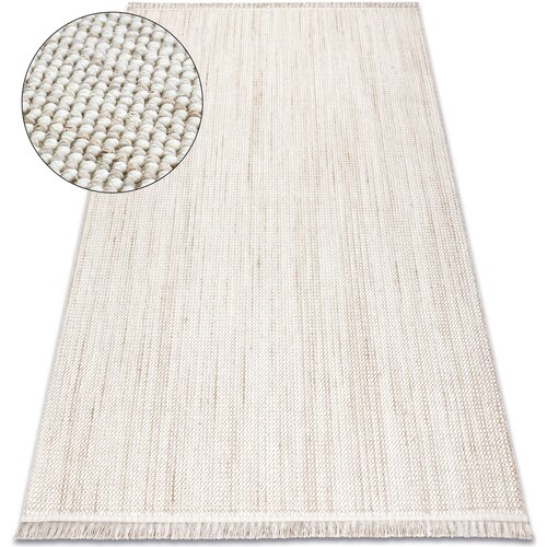 RugsX Preproge Preproga NANO EO78A Melange, petlja, ravno tkana 80x150 cm Bela Cene