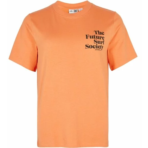 O'neill FUTURE SURF SOCIETY T-SHIRT Ženska majica kratkih rukava, narančasta, veličina