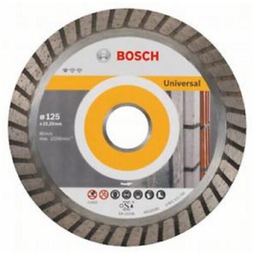 Bosch dijamantska rezna ploča standard for universal turbo 125 x 22,23 x 2 x 10 mm pakovanje od 10 komada - 2608603250 Cene