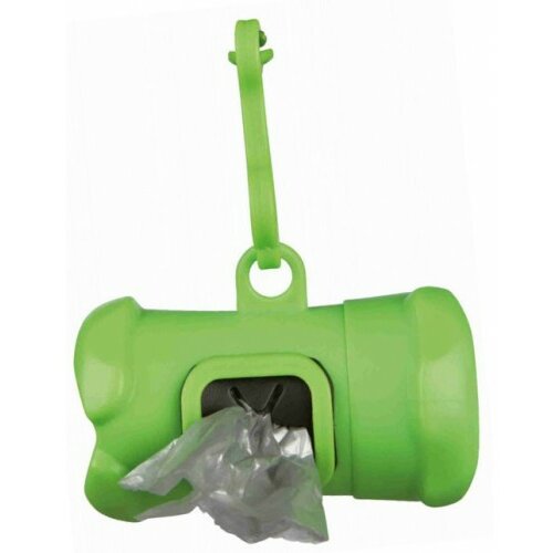 Trixie dispenzer za higijenske kesice sa kukom za kačenje zelena Slike