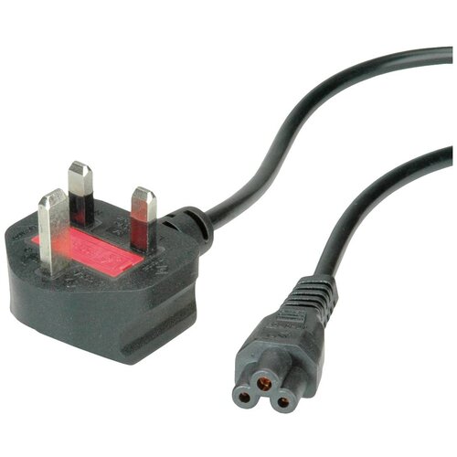 Value UK napajalni kabel\, 3-polni. Vtičnica za prenosnik\, 3A\, črna\, 1\,8 m 19.99.2016 prenosnik priključni kabel črna 1.80 m, (20414621) Cene