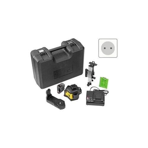 STABILA 12 V sustav cross line laser LAX 600 G, 3 x 360° zelene laserske linije, CAS punjiva baterija i punjač (EU) LAX 600 G, 12-V-System, 7-pcs (EU) višenamjensk linijski laser samonive... Cijene