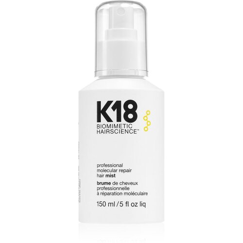 K18 biomimetic hairscience professional molecular repair hair mist nega brez izpiranja za poškodovane lase 150 ml za ženske Cene