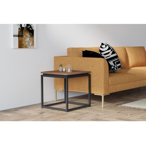 Woody Fashion Lale - Walnut WalnutBlack Coffee Table Cene