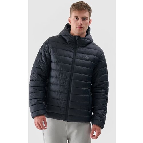 4f Men's Down Jacket With Hood Black WAW24TDJ Slike