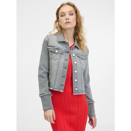 Orsay Grey women's denim jacket - Women's Cene