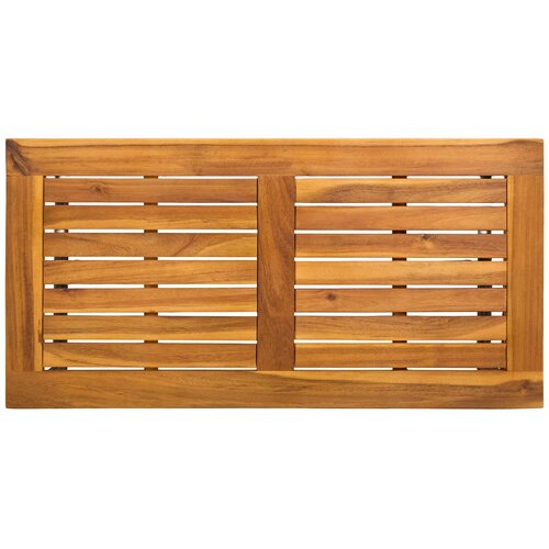  stol Prirodna 80 x 40 x 40 cm Čelik i Poli Ratan Slike