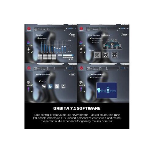 Fantech slu&amp;scaron;alice bluetooth WHG07 orbita Slike