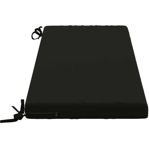  Jastučići za klupe - 2 dijela SOEST 2 kom. 100% poliester Crna - Crna 100 x 40 x 5 cm Poliester Slike