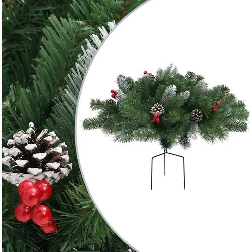  Umjetno božićno drvce za staze zeleno 40 cm PVC