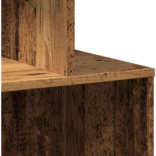vidaXL Nočna omarica Old Wood 35x35x55 cm Inženirski les Cene