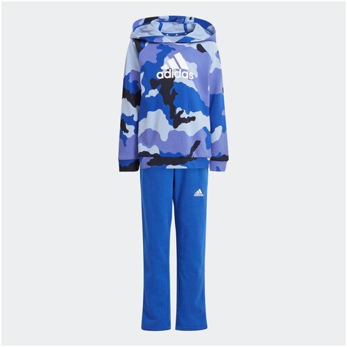 Adidas Trenerka essentials allover print hoodie set kids BT Cene