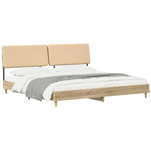  Bračni krevet s uzglavljem Sonoma hrast i krem 200 x 200 cm - Hrast sonoma 200 x 200 cm Slike