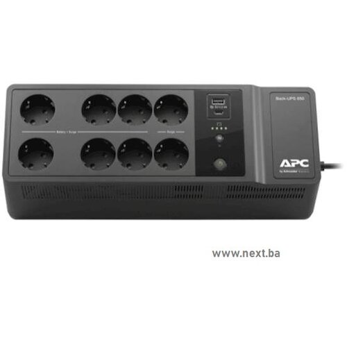  Back-UPS APC 850VA/520W 230V, USB Type-C i A portovi za punjenje, 8 Schuko CEE 7 utičnica (2 prenapona) Cijene