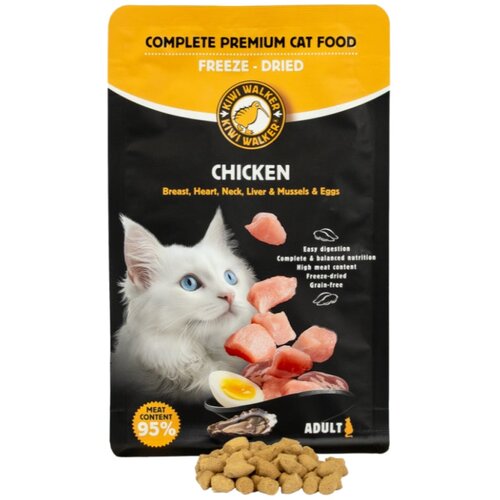 Kiwi Walker Freeze Dried hrana za odrasle mačke, pi&scaron;čanec - 150 g 150 g Cene