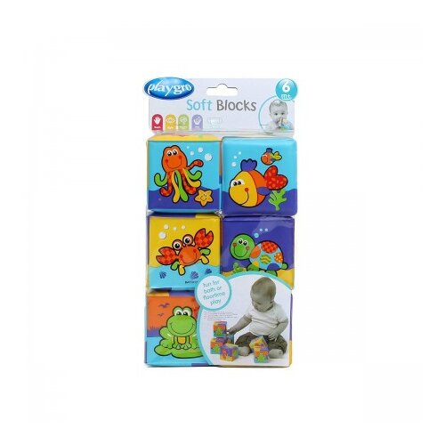 Playgro mekane kocke životinje, 6 kom 181170 Slike
