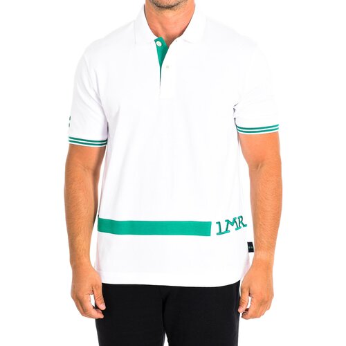 La Martina Polo majice kratki rokavi TMP304-JS303-00001 Bela Cene