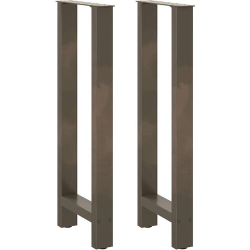  Noge za barski stol Prirodni čelik 2 kom 50 x (100-101) cm Čelik - Prirodna 50 x (100-101) cm 2 1 Cene