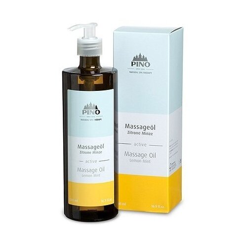 Pino Aromatično masažno olje, Citronska meta, 500 ml Slike