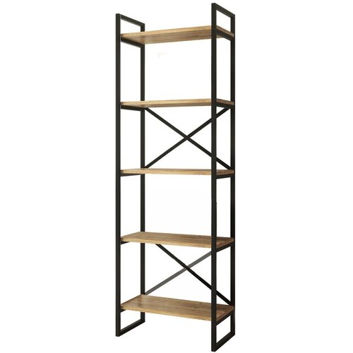 Kalune Design Crna/prirodna polica u dekoru bora 58x175 cm Nicol - Slike
