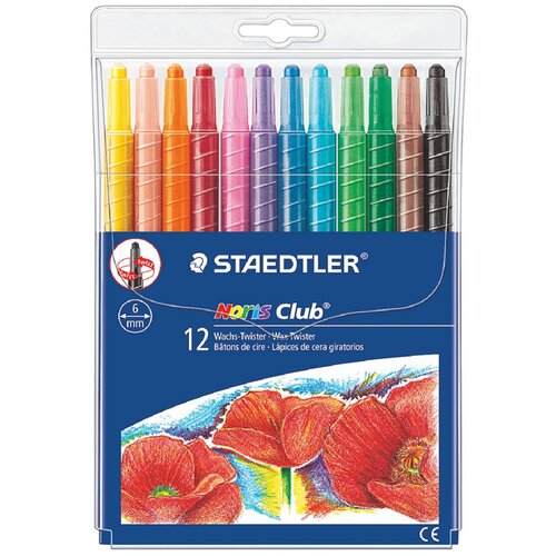 Staedtler Voščene barvice Noris Club, vrtljiv mehanizem, 12 kosov Cene