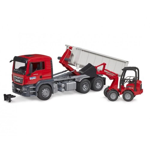 Bruder Kamion Man Tgs Roll sa utovarivačem 037673 Cene