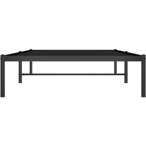 VidaXL Metalni okvir za krevet crni 100 x 190 cm Slike