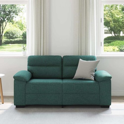  Dvosjed Sofa Tamnozelena 160x81x84 cm Tkanina Slike