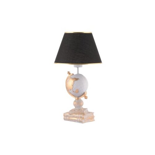 Opviq Stona lampa World Black White Cene