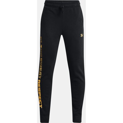 Under Armour Sweatpants UA PJT Rock RVL FLC JGRS-BLK - Boys Cene