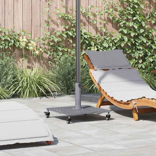 vidaXL Osnove za vanjske suncobrane Tamno drvo 45 x 45 x 31.5 cm Čelik Cene